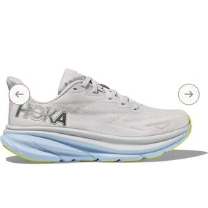 Hoka Clifton 9 Road-Running Shoes - Women's in Nimbus Cloud/Ice Water